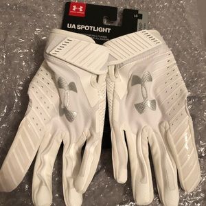Under Armour football gloves
